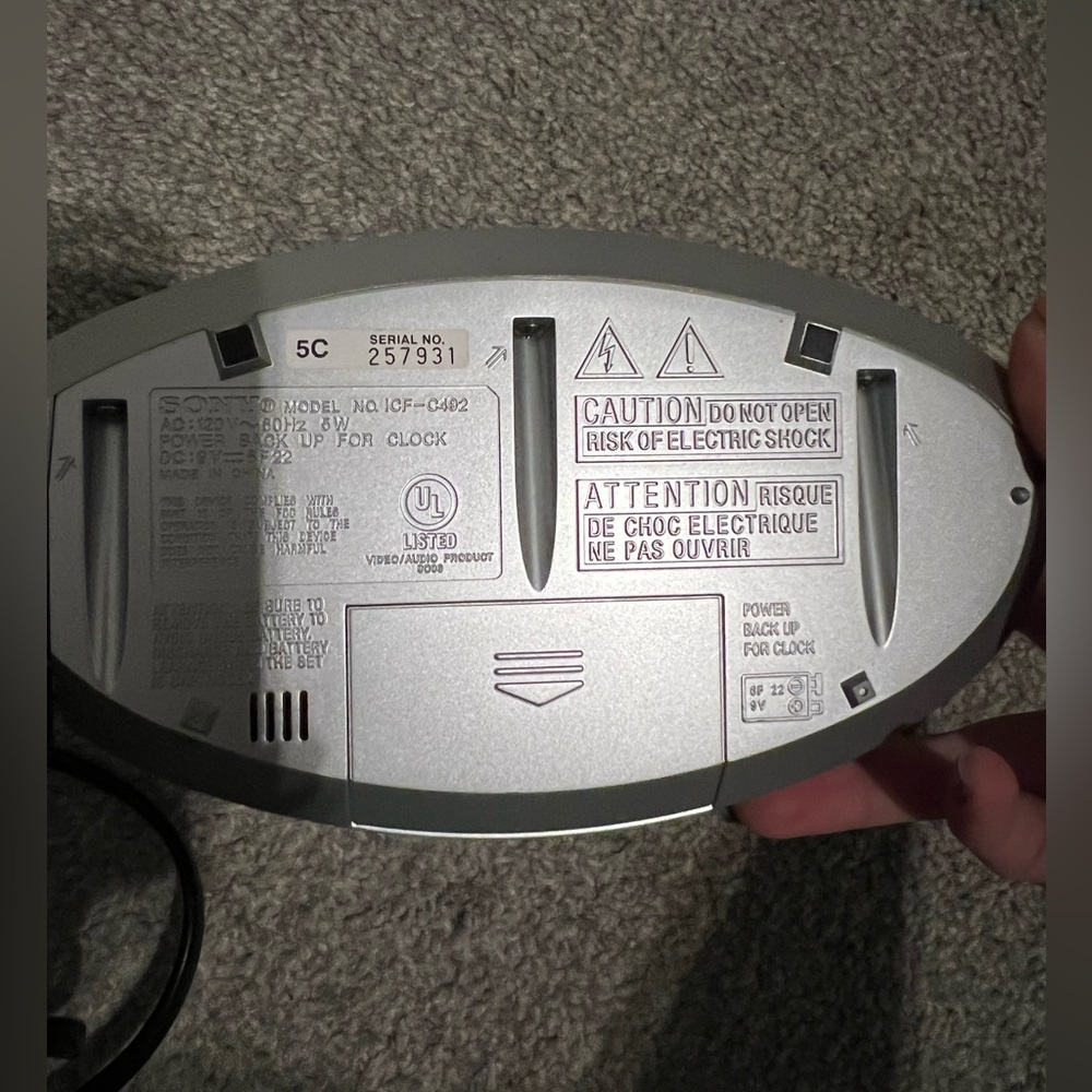 Sony Clock Radio - Picture 5 of 5